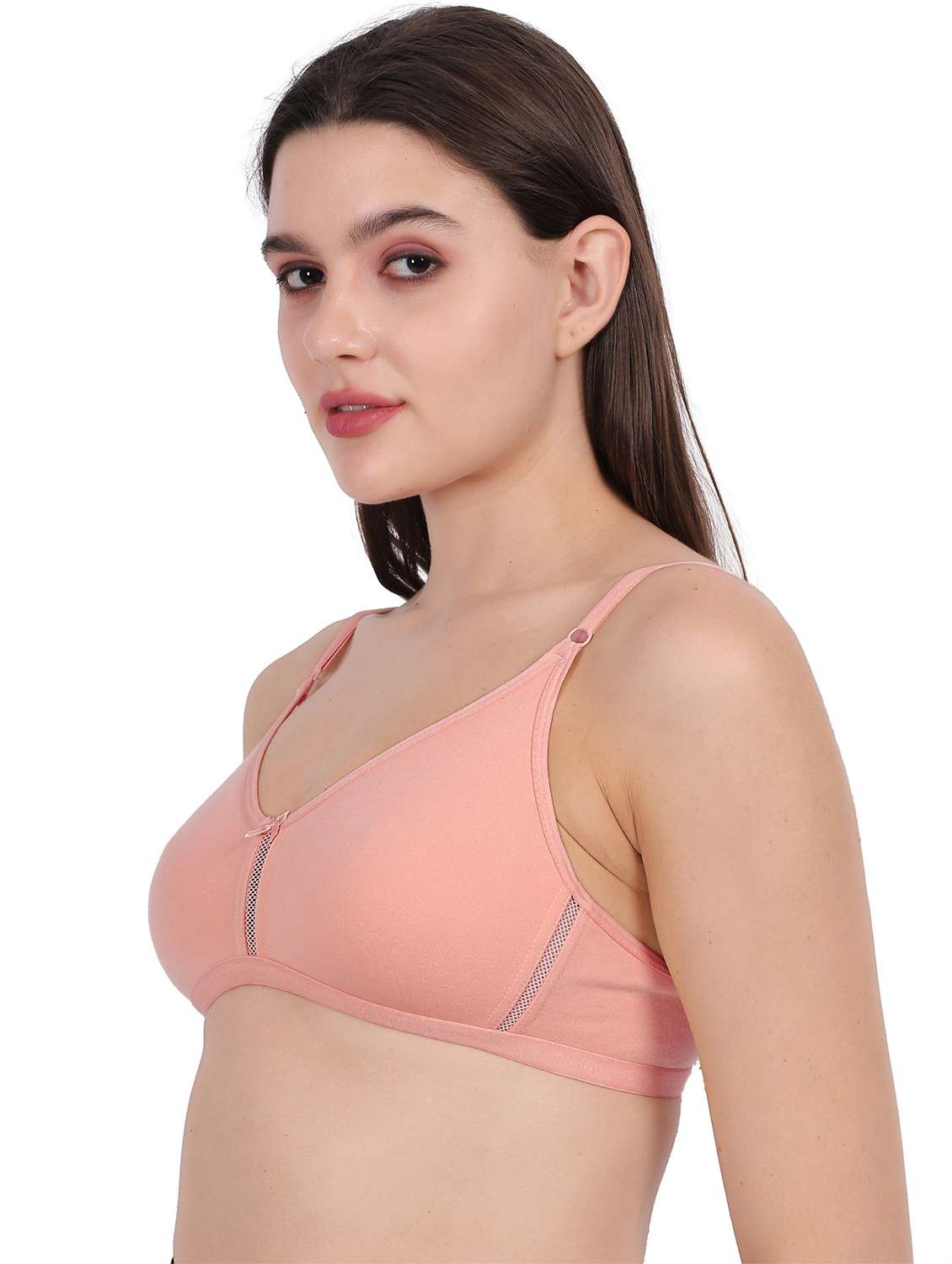 women solid lightly padded bra - 22316181 -  Standard Image - 1