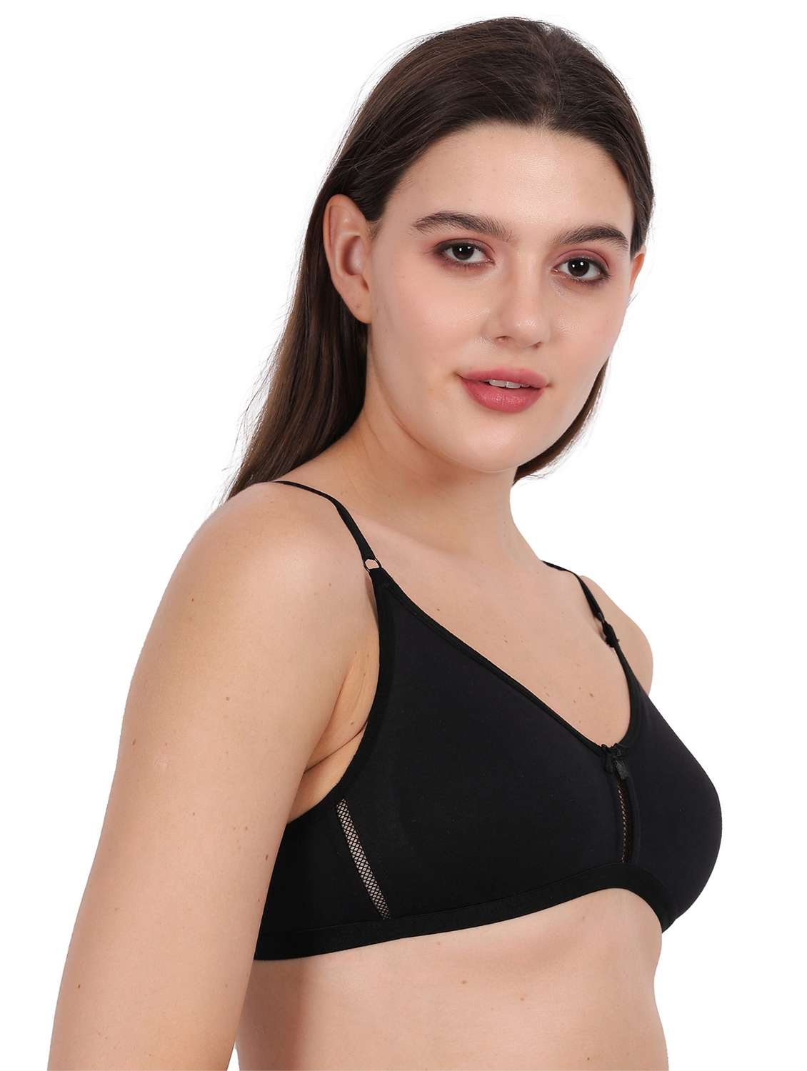 women solid lightly padded bra - 22316182 -  Standard Image - 1