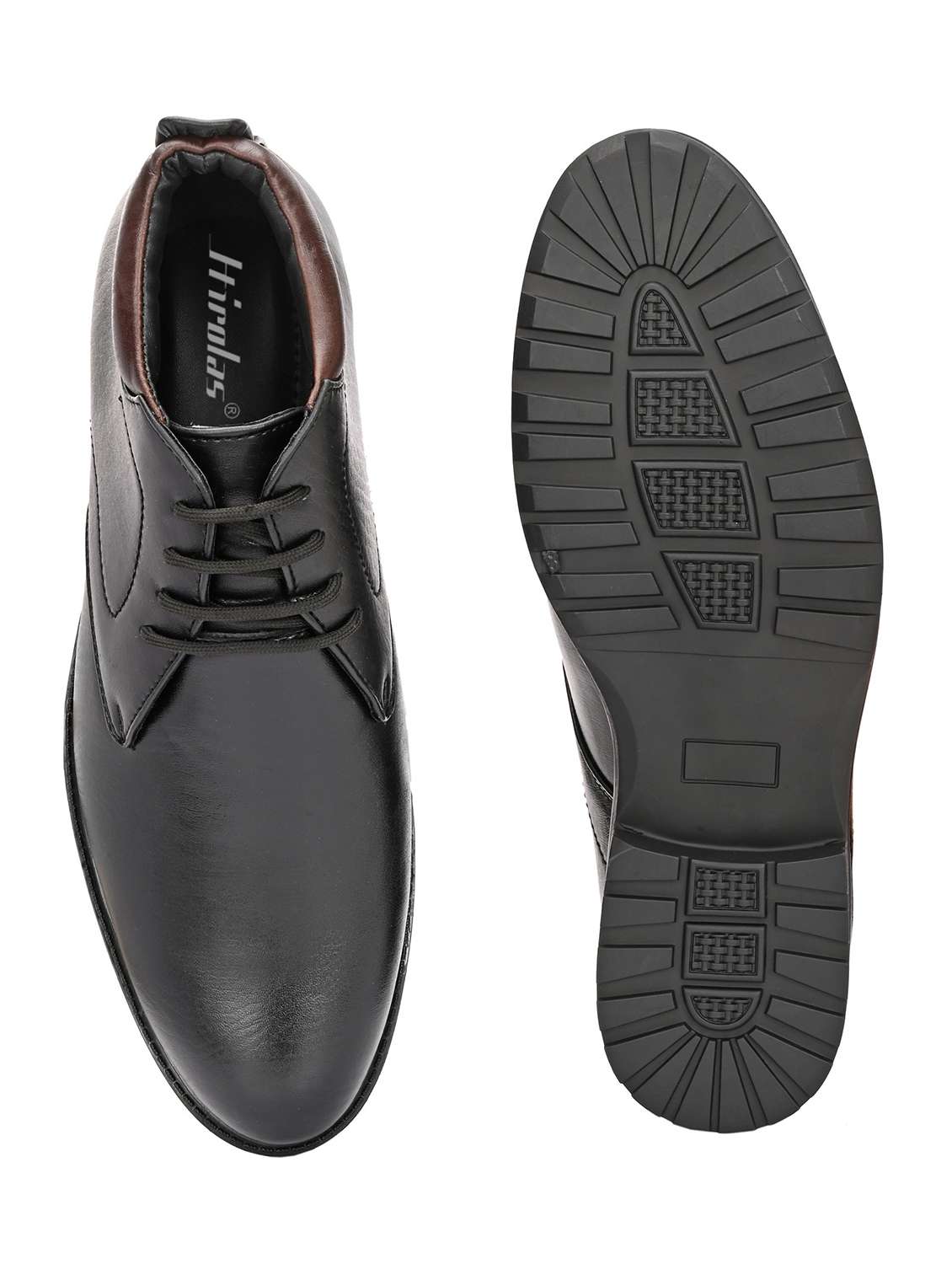 men solid lace up derby - 22316283 -  Standard Image - 4