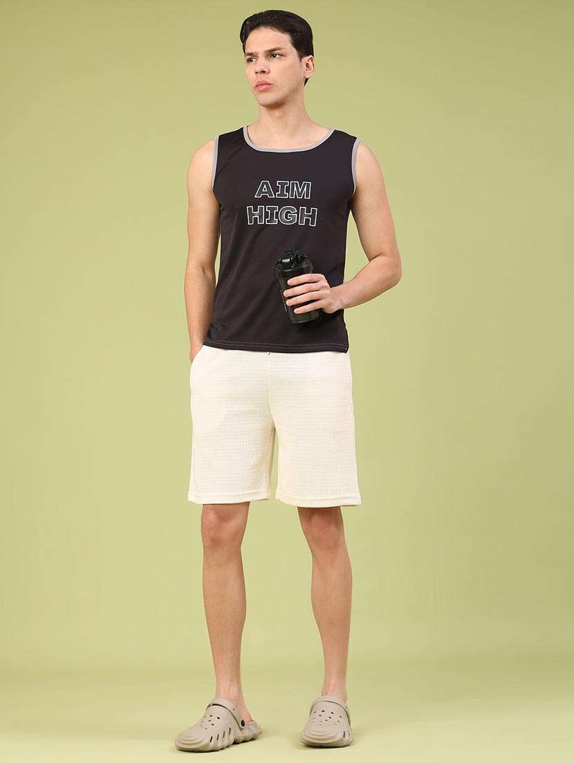 men self design mid rise regular fit shorts - 22316323 -  Standard Image - 4