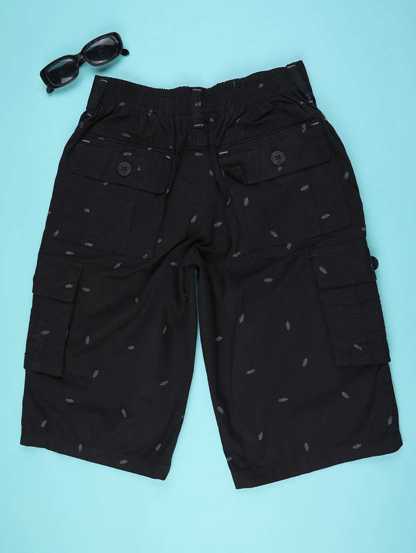 boys printed mid rise cargo shorts - 22316349 -  Standard Image - 1