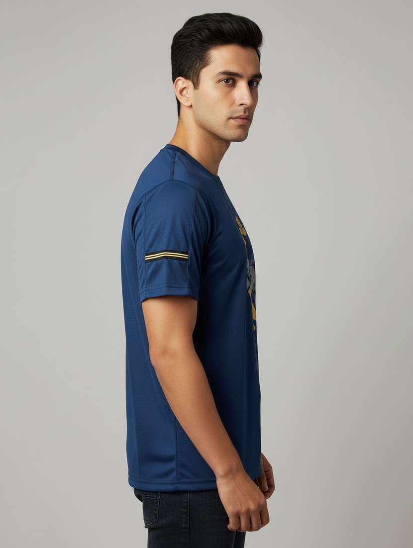 men typographic short sleeve regular fit t-shirt - 22316385 -  Standard Image - 1