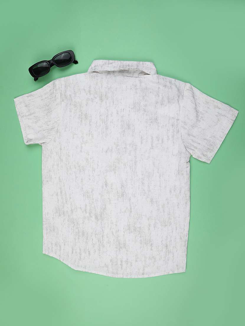 boys printed short sleeve collared shirt - 22316478 -  Standard Image - 1