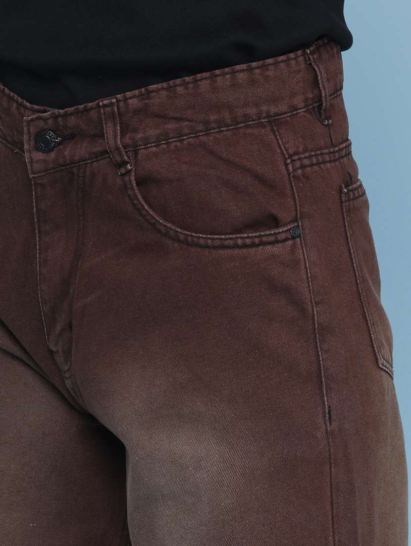 Women Washed Mid Rise Wide Leg Jeans - 22316567 -  Standard Image - 1