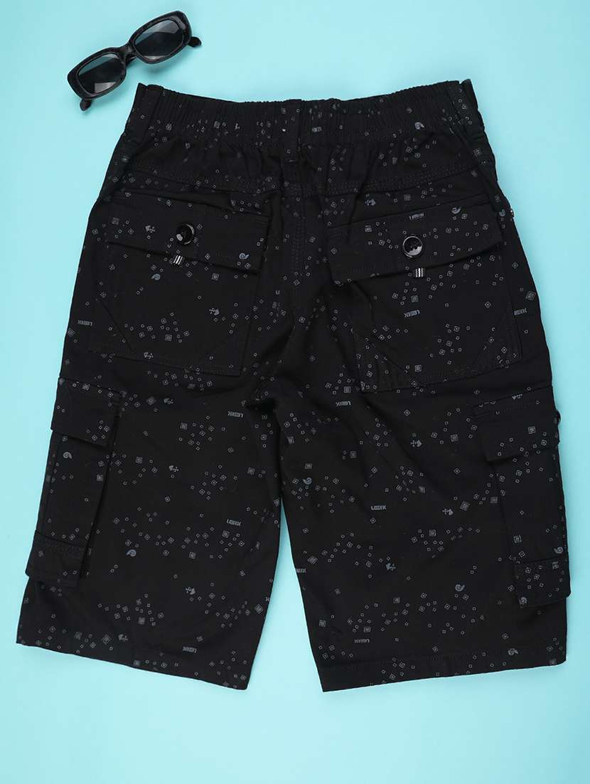 boys printed mid rise cargo shorts - 22316668 -  Standard Image - 1
