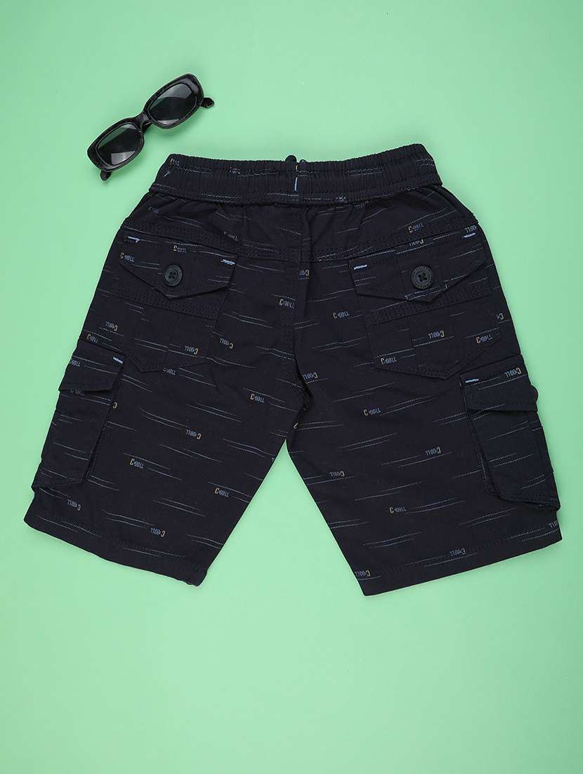 boys printed mid rise cargo shorts - 22316683 -  Standard Image - 1