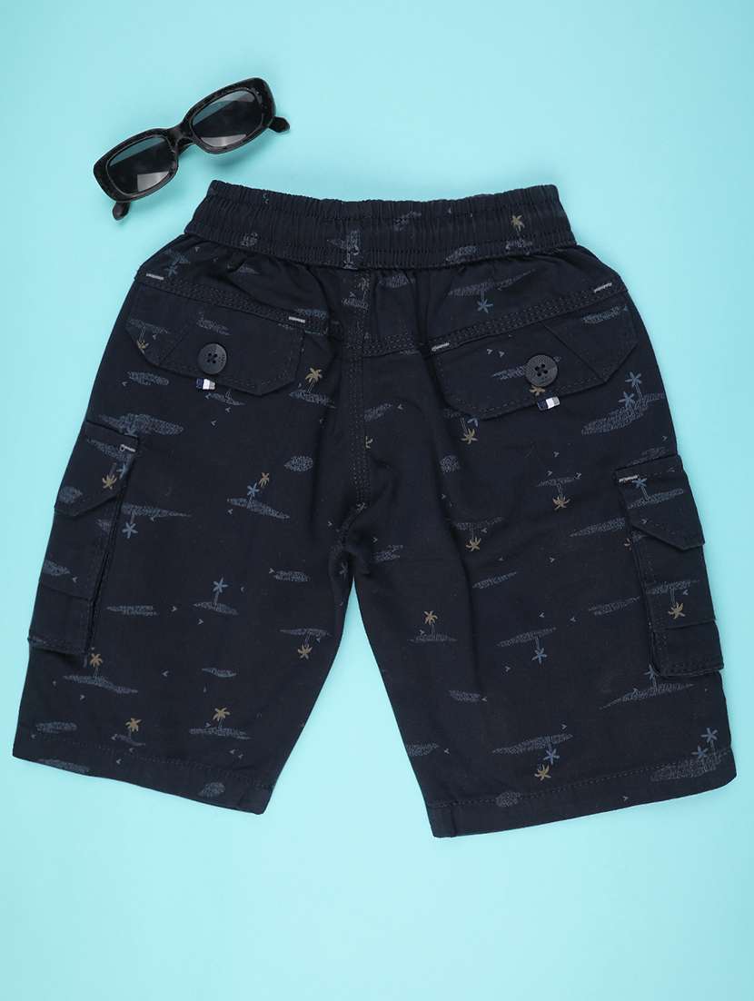 boys printed mid rise cargo shorts - 22316696 -  Standard Image - 1