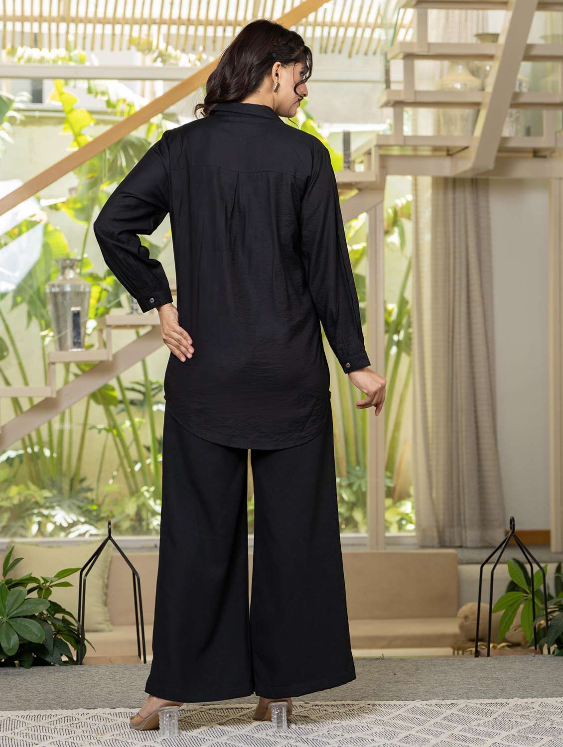 women black kurta pant set - 22316814 -  Standard Image - 1