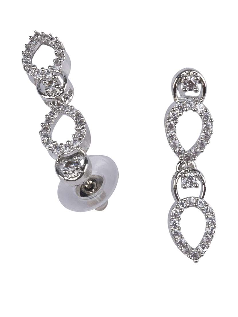 lightweight american diamond necklace set - 22316906 -  Standard Image - 4