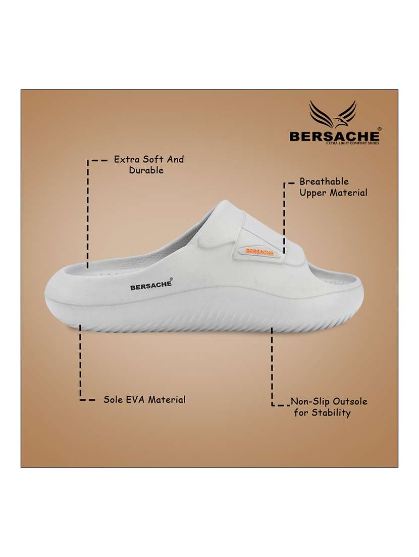 men solid slip on slider - 22316953 -  Standard Image - 1