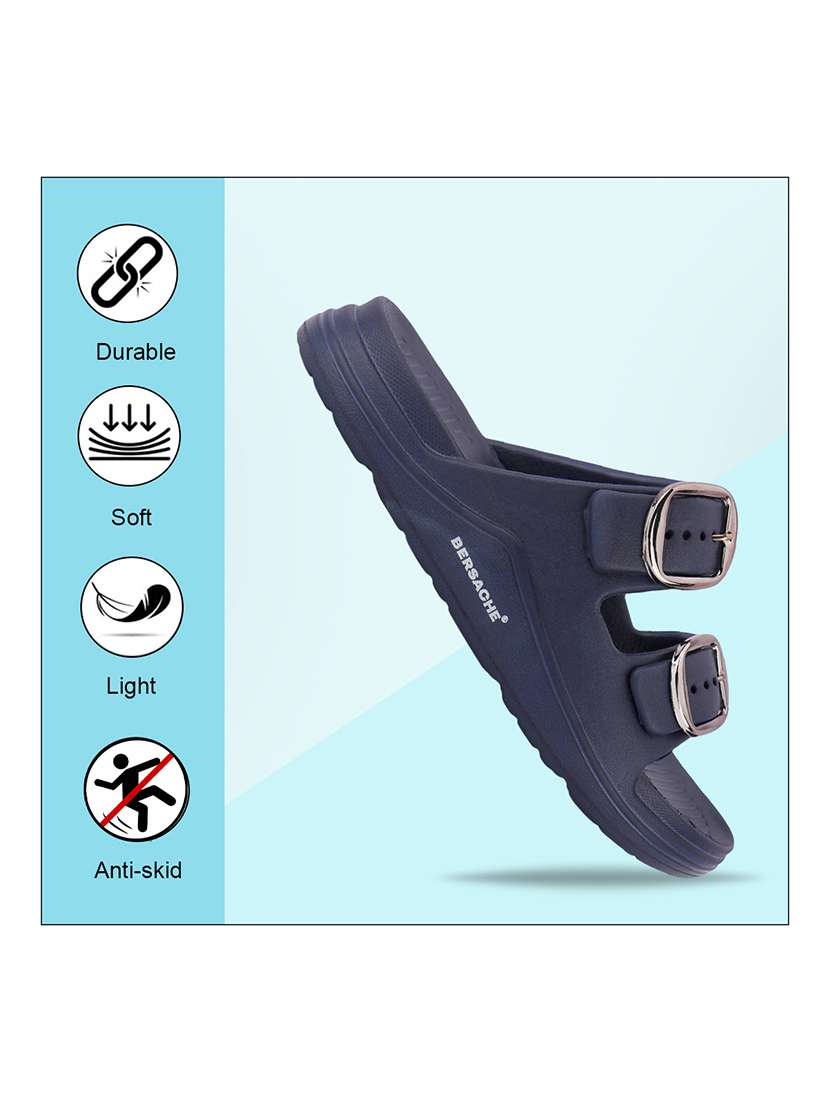 men solid slip on slider - 22316957 -  Standard Image - 1