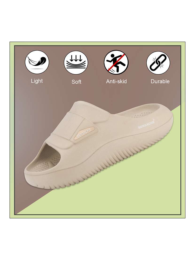 men solid slip on slider - 22316993 -  Standard Image - 1