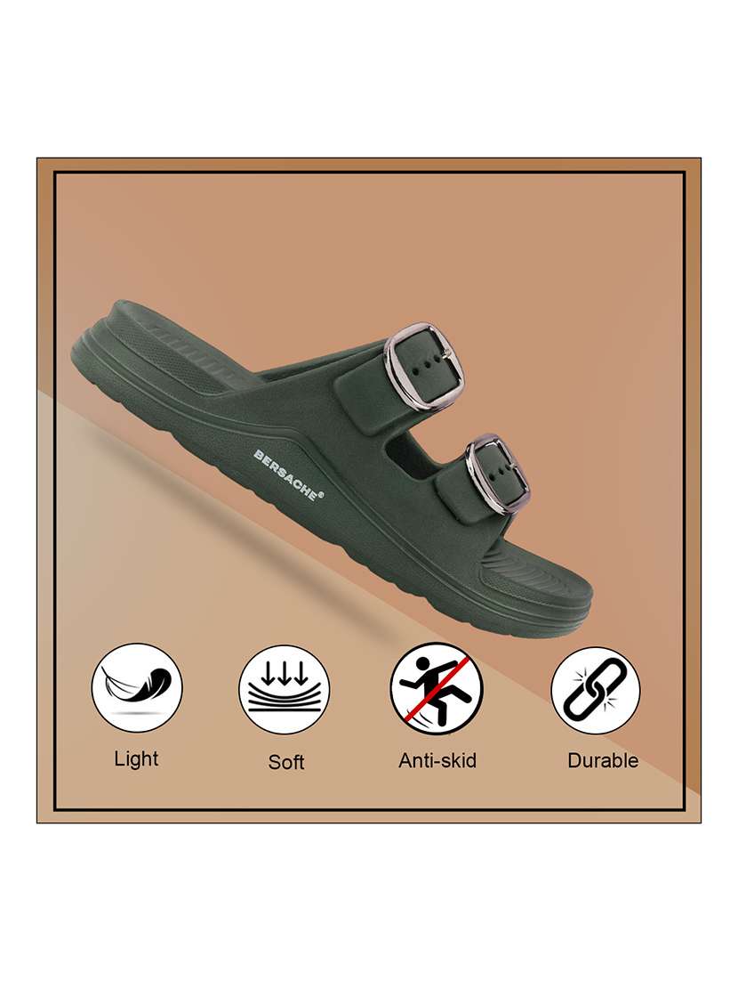 men solid slip on slider - 22316995 -  Standard Image - 1