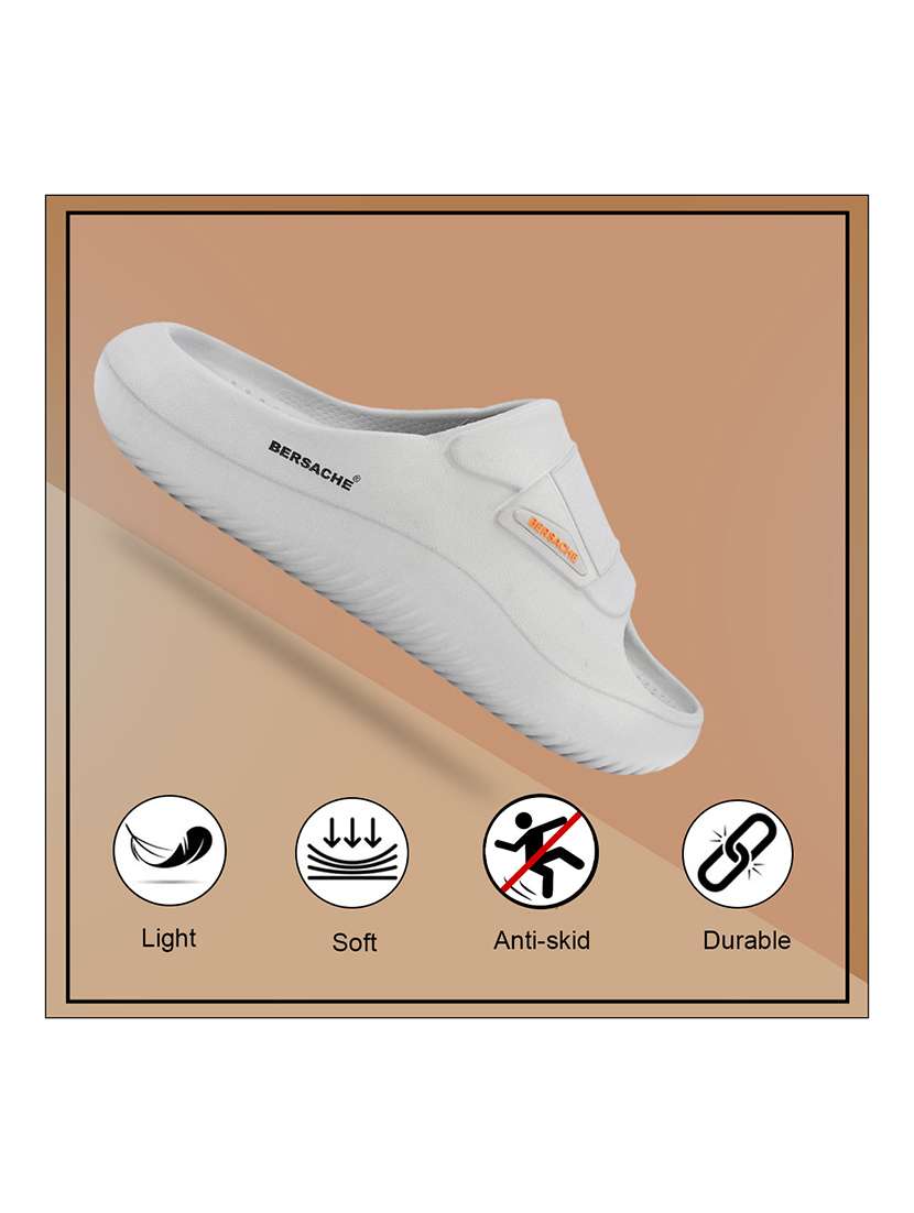 men solid slip on slider - 22316997 -  Standard Image - 1