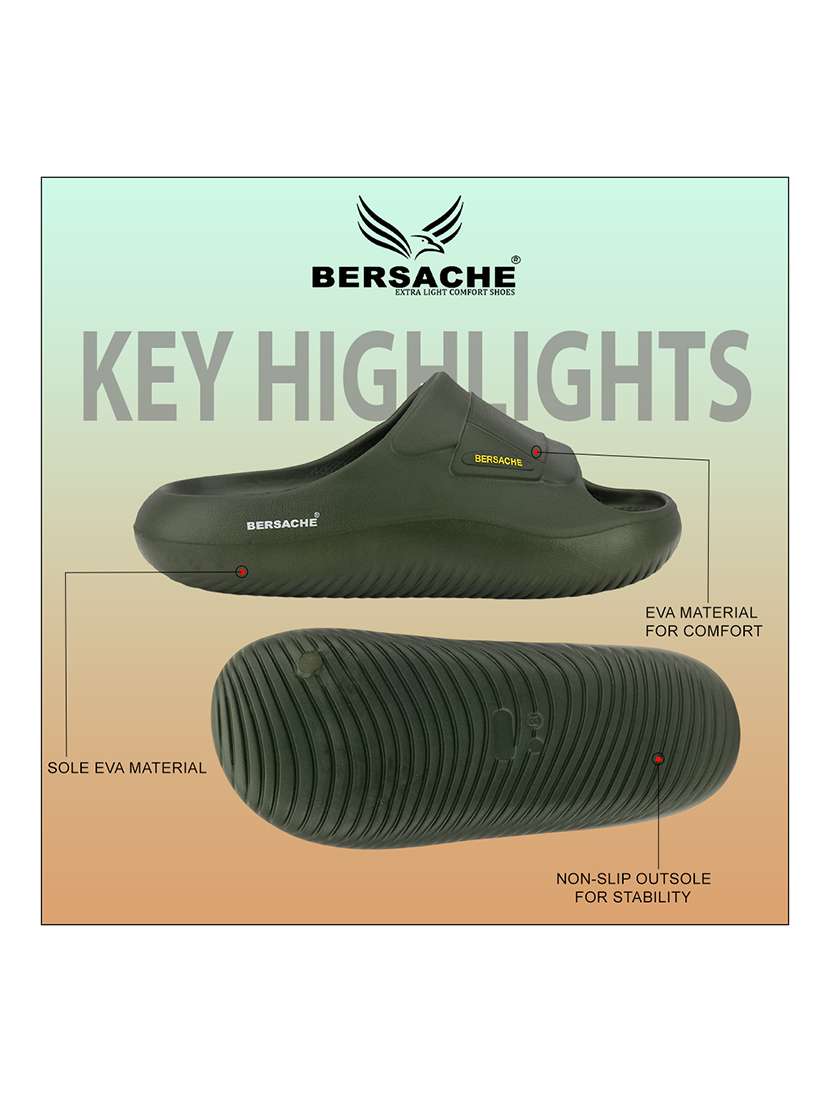 men solid slip on slider - 22316998 -  Standard Image - 1