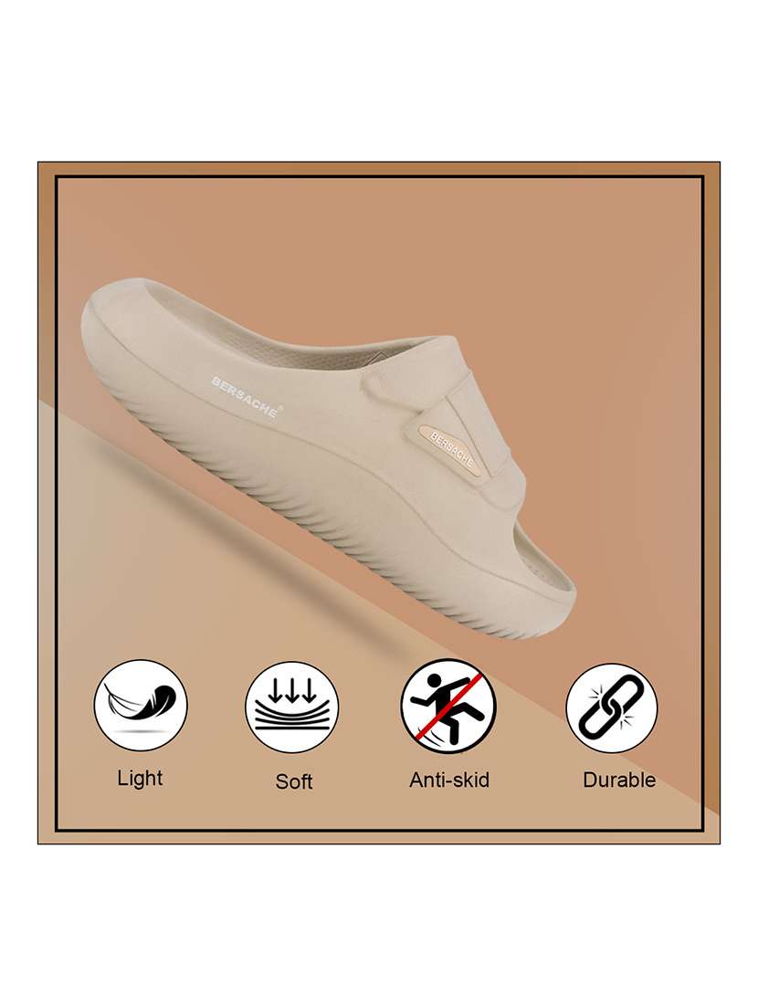 men solid slip on slider - 22316999 -  Standard Image - 1