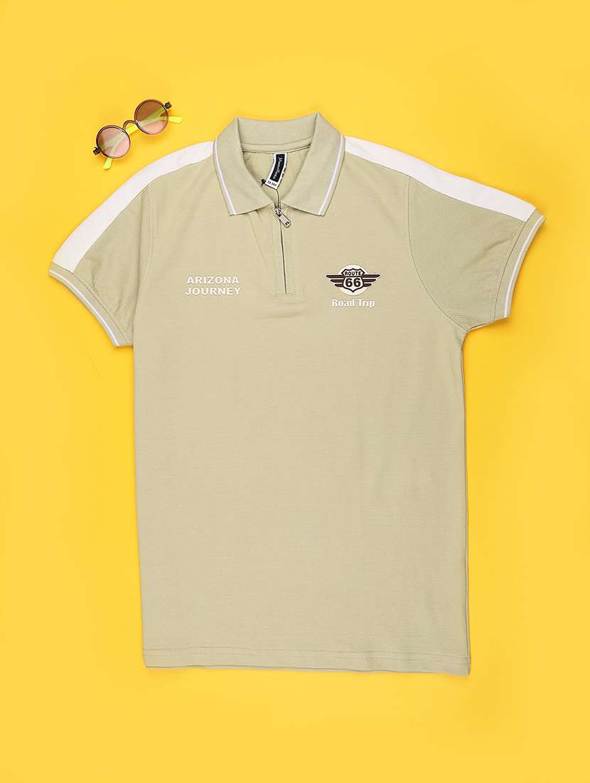 boys tapered short sleeves polo t-shirt - 22317102 -  Standard Image - 1