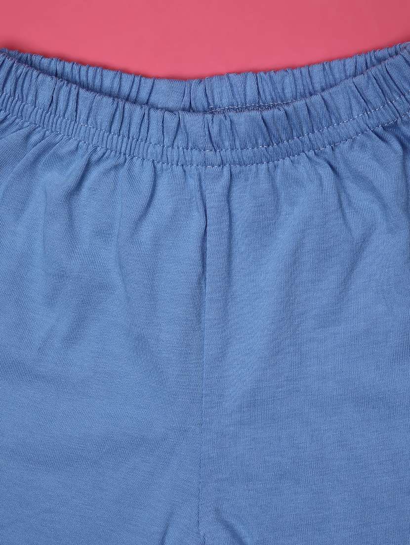 multi colored cotton shorts set coords - 22317135 -  Standard Image - 4