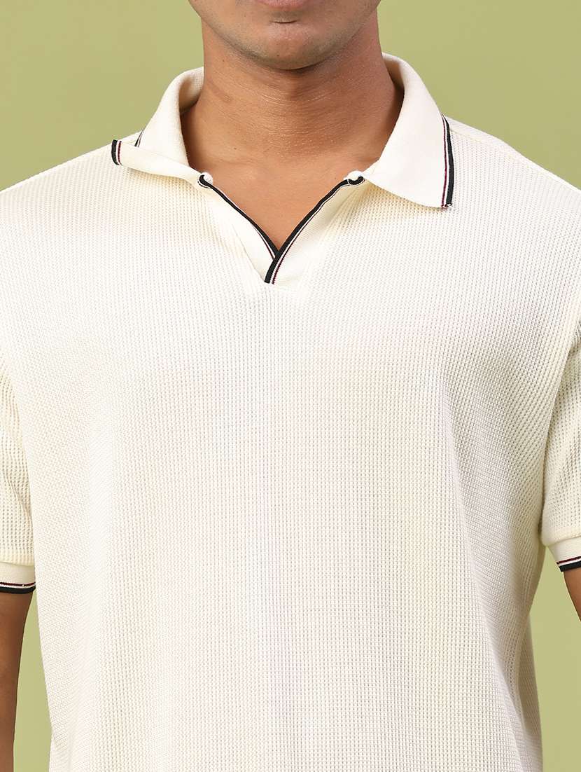 men self design short sleeve regular fit polo t-shirt - 22317195 -  Standard Image - 4