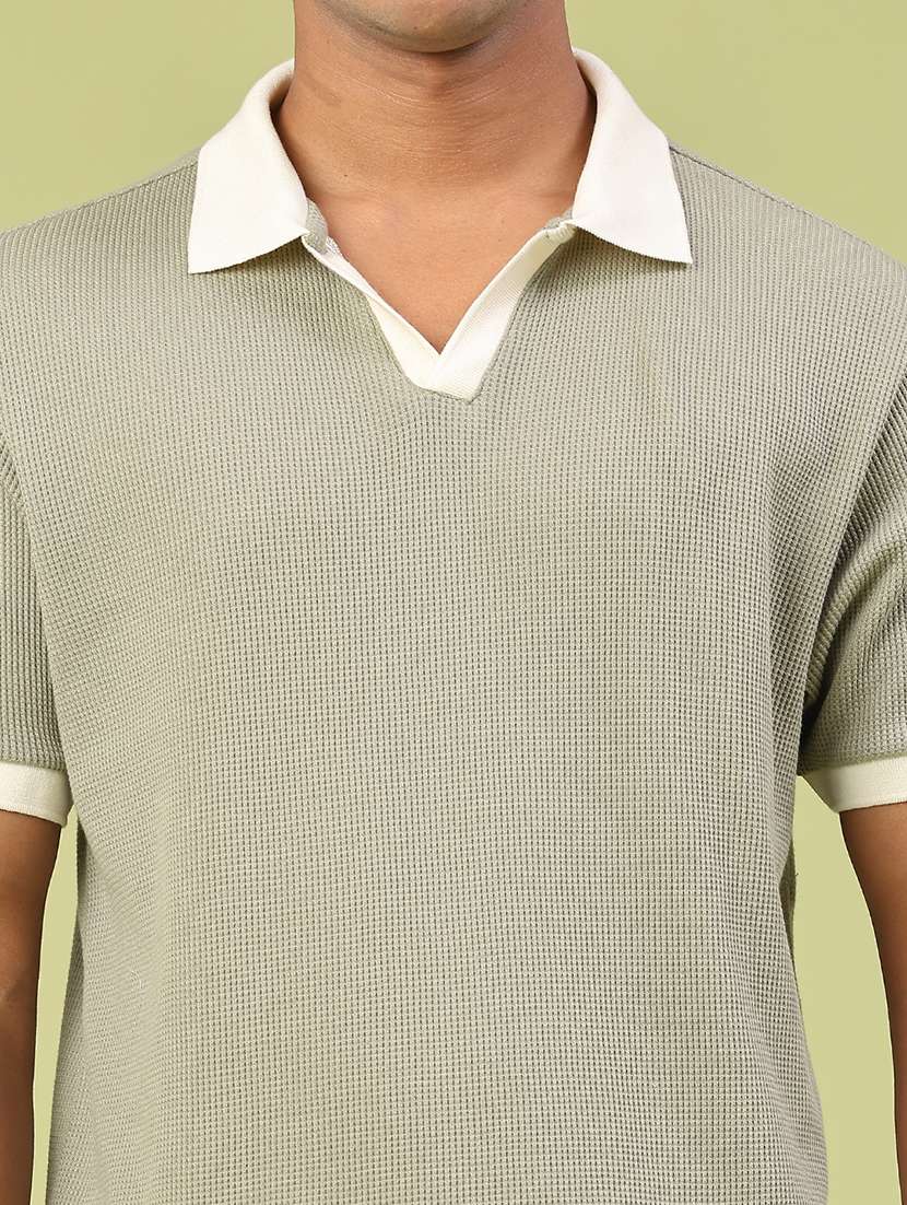 men self design short sleeve regular fit polo t-shirt - 22317196 -  Standard Image - 4