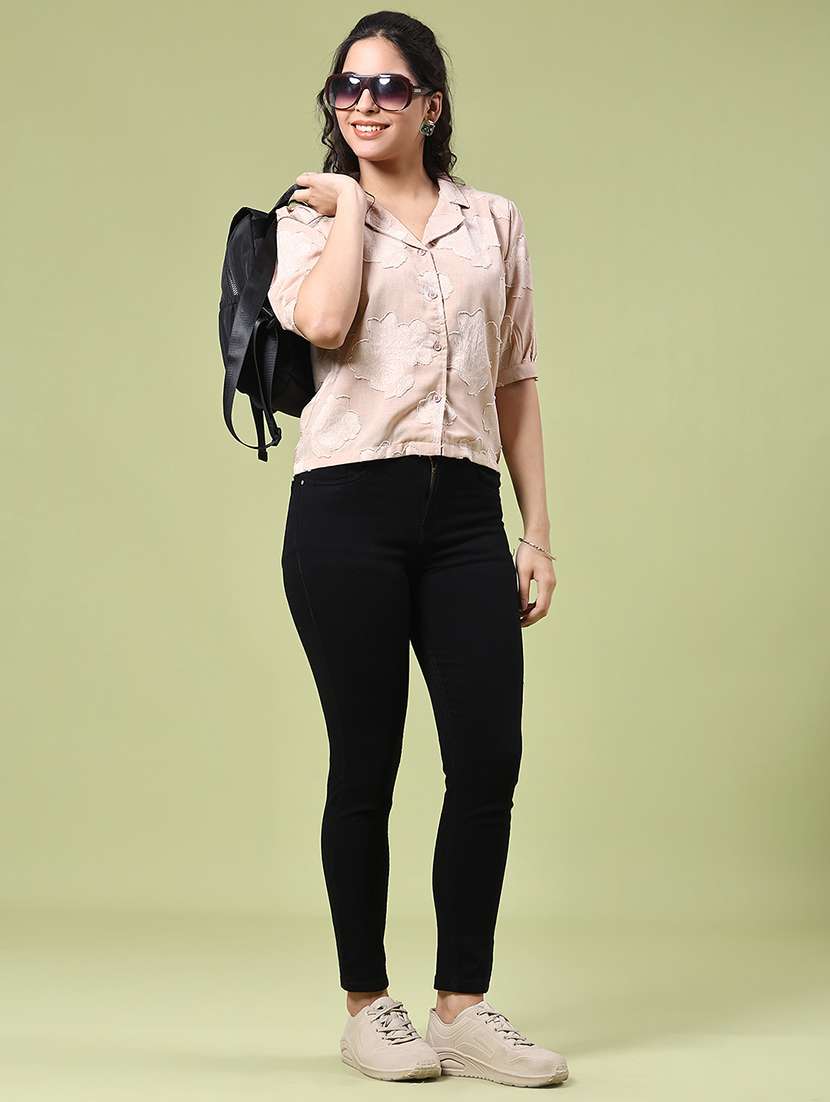 women self designed puff sleeve shirt - 22317250 -  Standard Image - 4