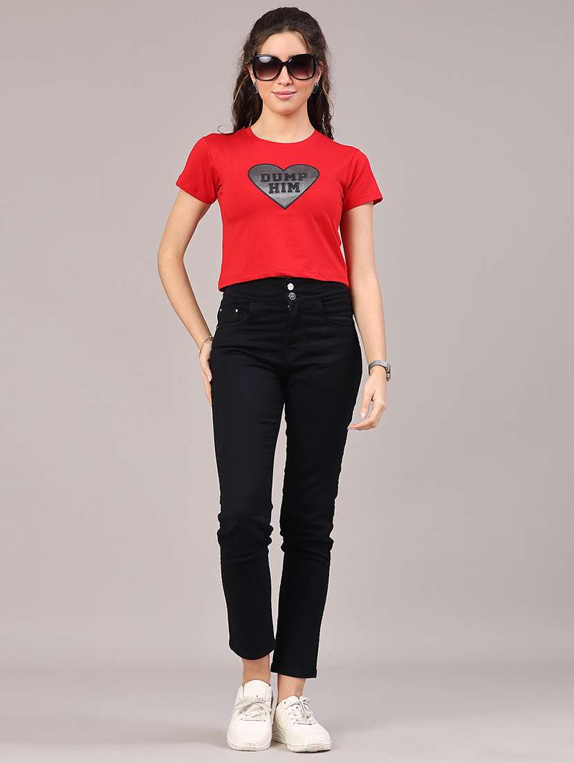 women printed short sleeve t-shirt - 22317328 -  Standard Image - 4