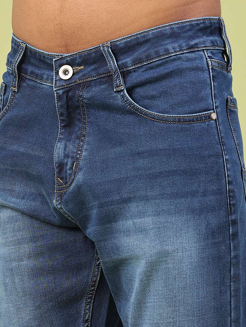 men washed mid rise full length jeans - 22317474 -  Standard Image - 1