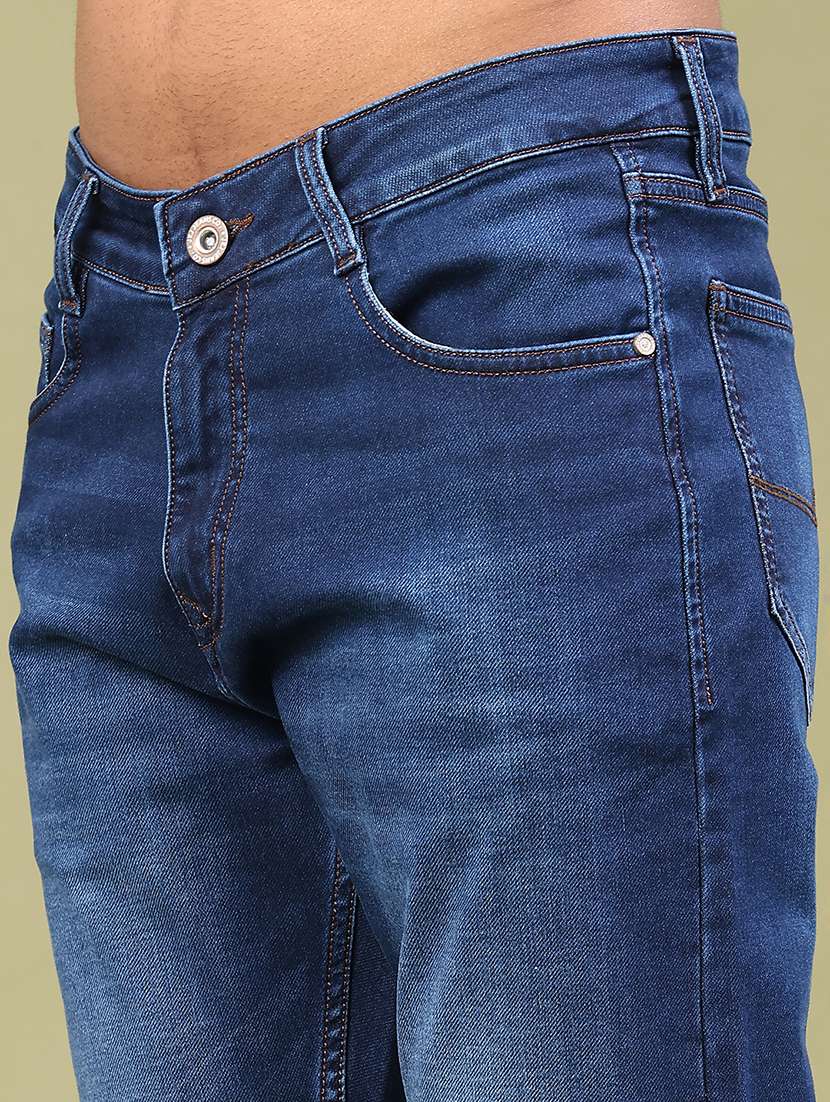 men washed mid rise full length jeans - 22317477 -  Standard Image - 1
