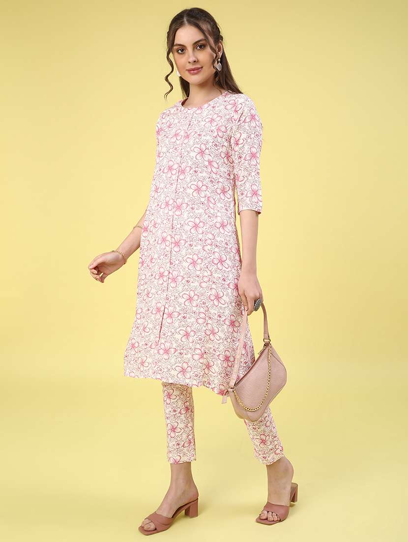 pink rayon coord set