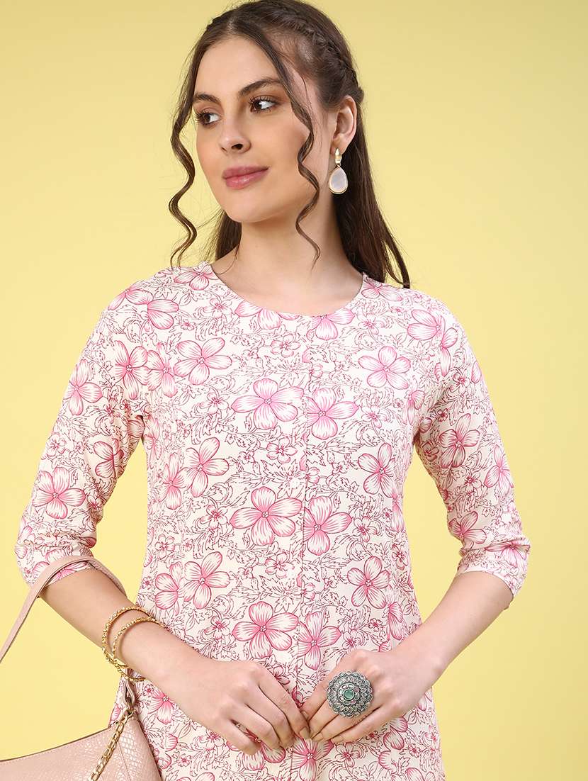 pink rayon coord set - 22317484 -  Standard Image - 1