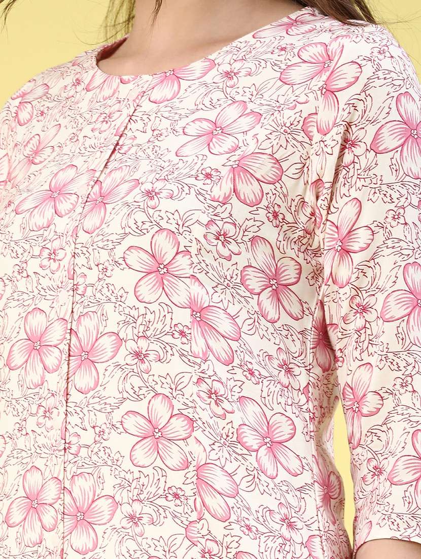 pink rayon coord set - 22317484 -  Standard Image - 4