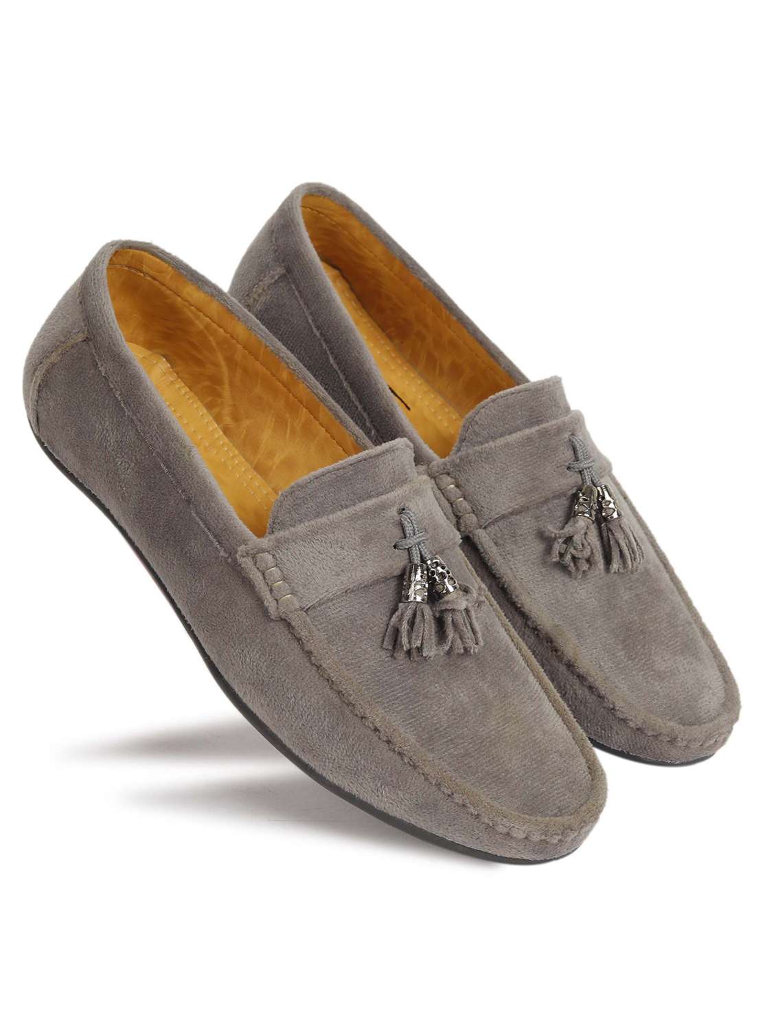 men grey slip on loafer - 22317492 -  Standard Image - 4