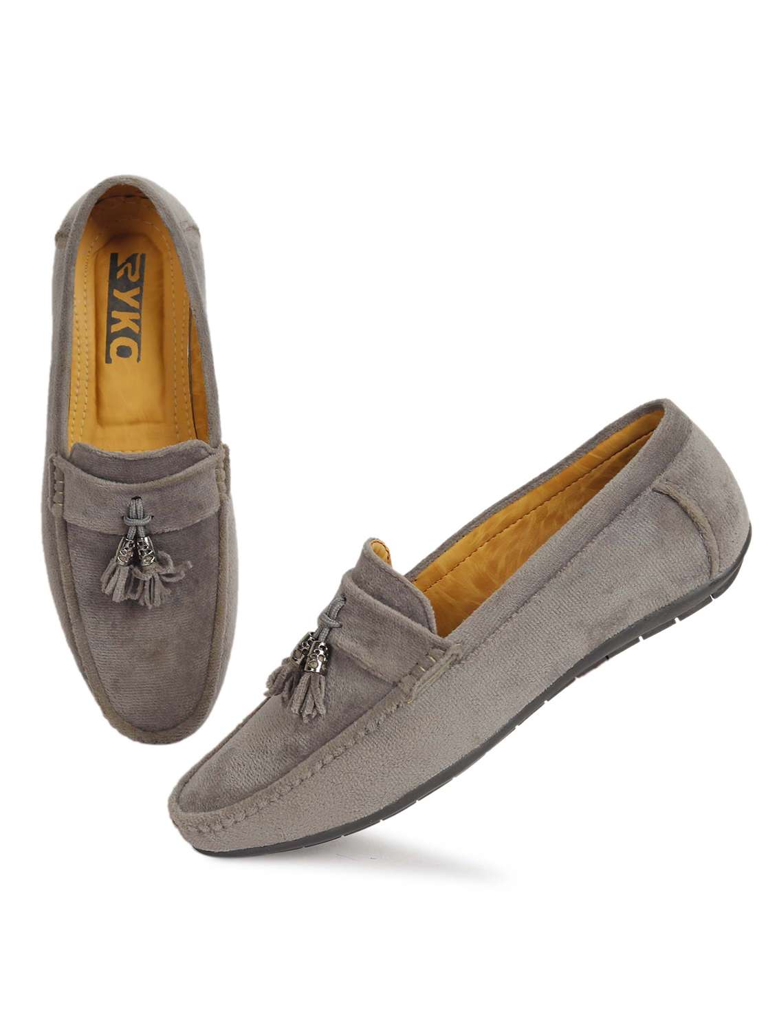 men grey slip on loafer - 22317492 -  Standard Image - 6