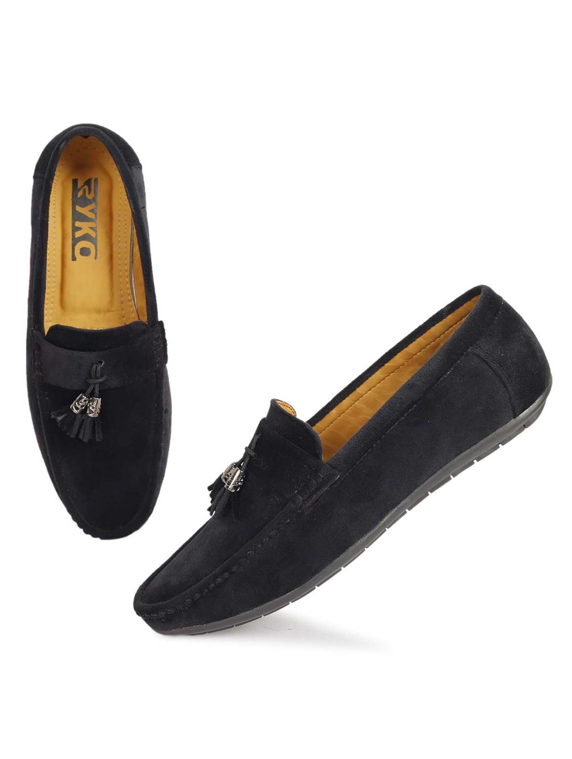 men black slip on loafer - 22317493 -  Standard Image - 6