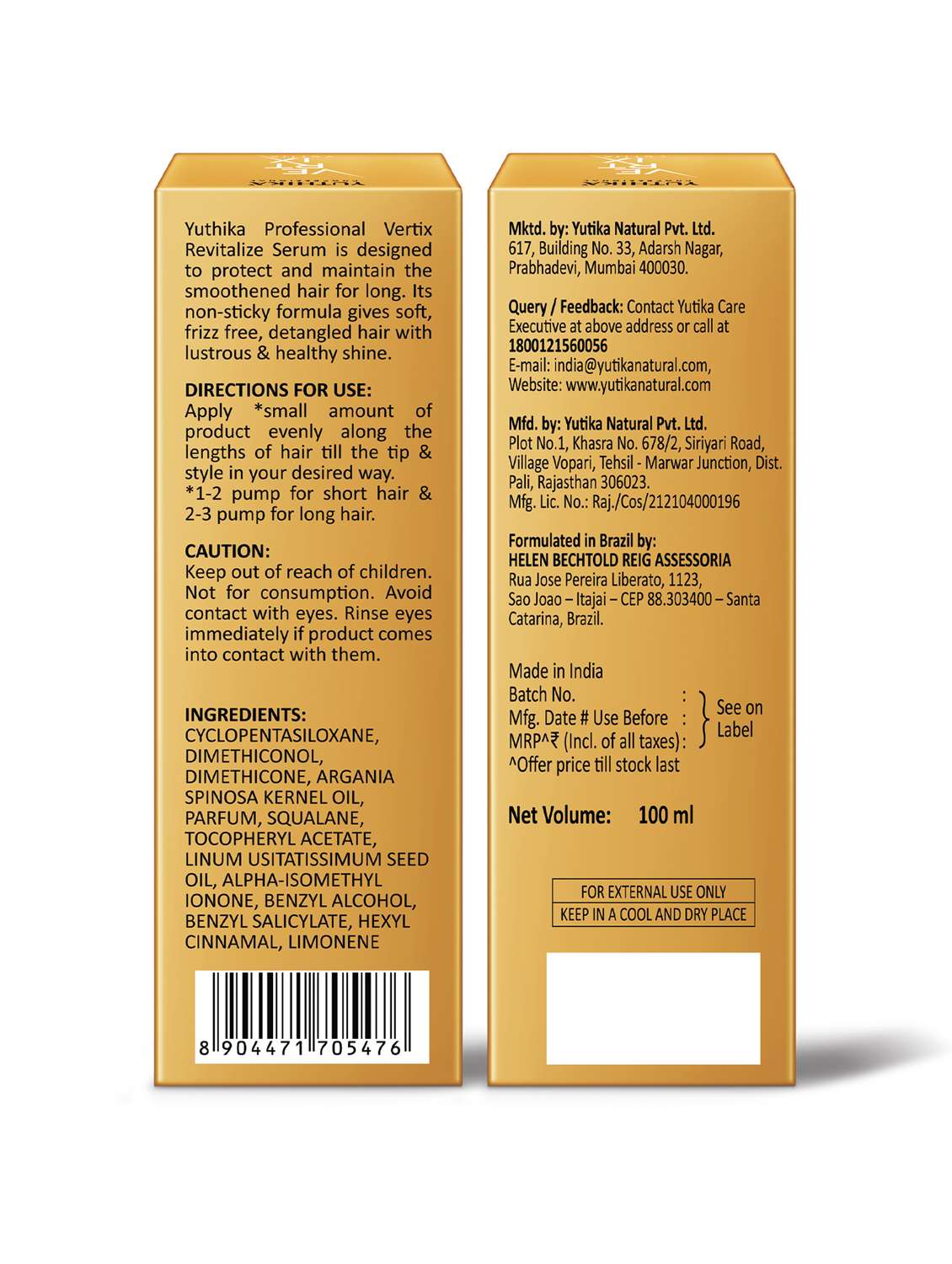 yuthika proffessional vertix serum - 22317651 -  Standard Image - 1