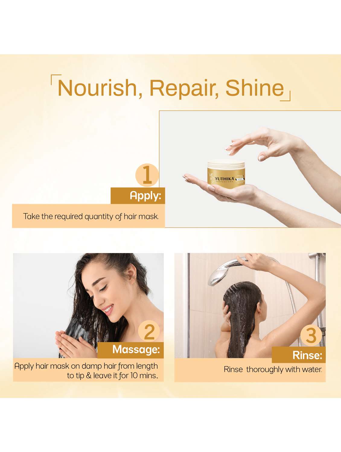 yuthika proffesional vertix hair mask 500ml - 22317652 -  Standard Image - 4