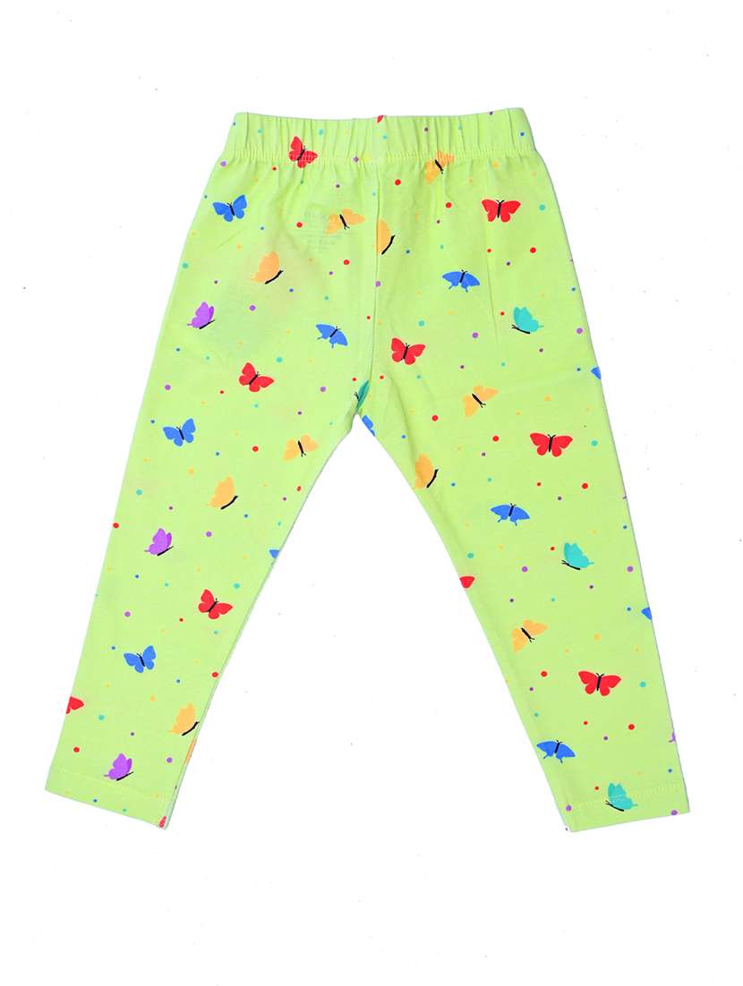 girls pack of 3 printed mid rise legging - 22317692 -  Standard Image - 1
