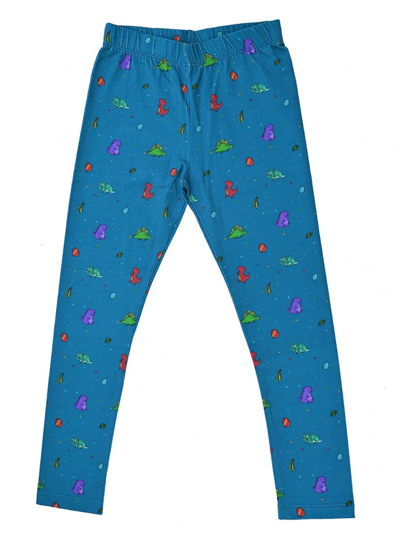 girls pack of 3 printed mid rise legging - 22317693 -  Standard Image - 1