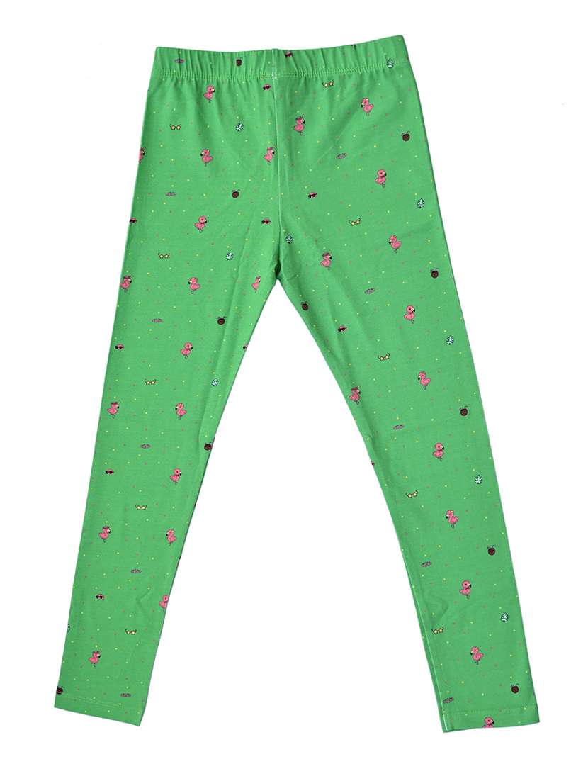 girls pack of 3 printed mid rise legging - 22317693 -  Standard Image - 4