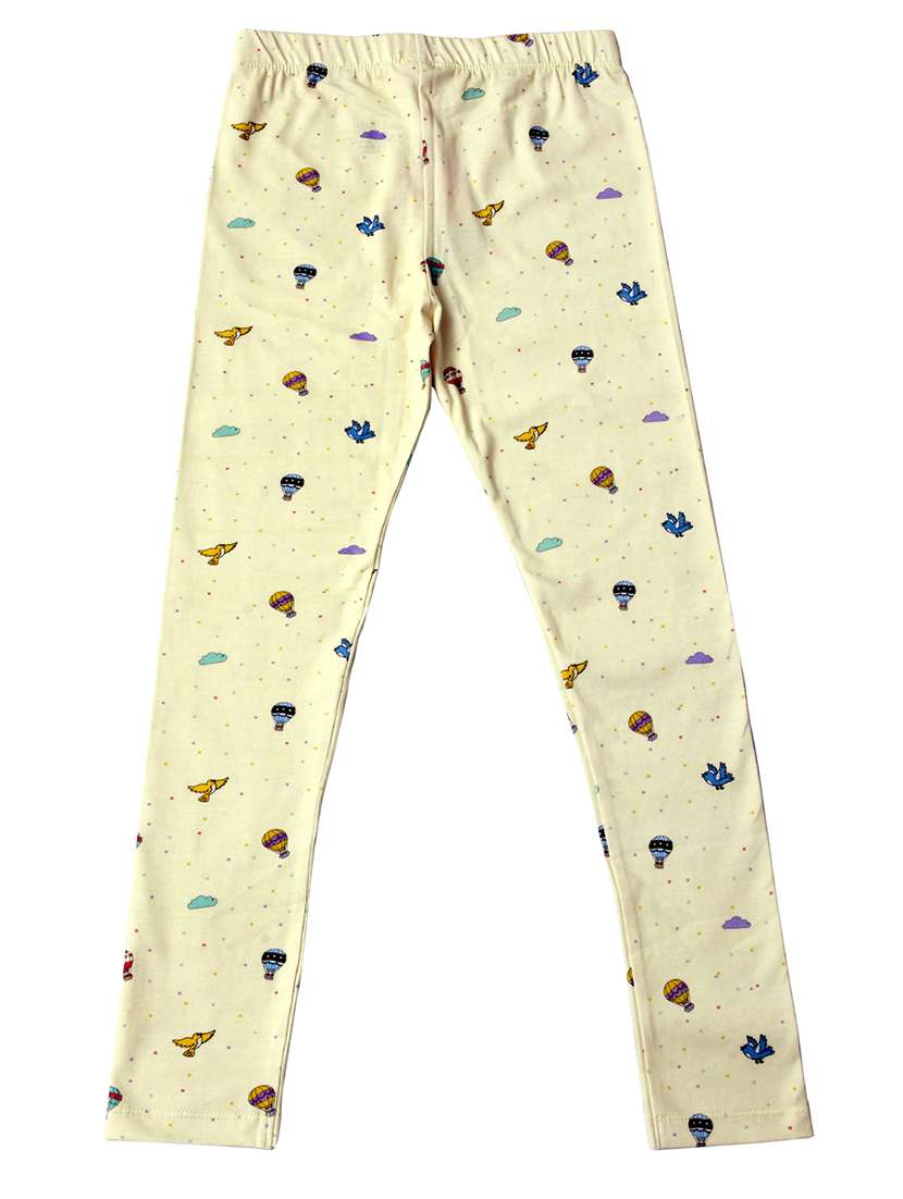 girls pack of 3 printed mid rise legging - 22317695 -  Standard Image - 4