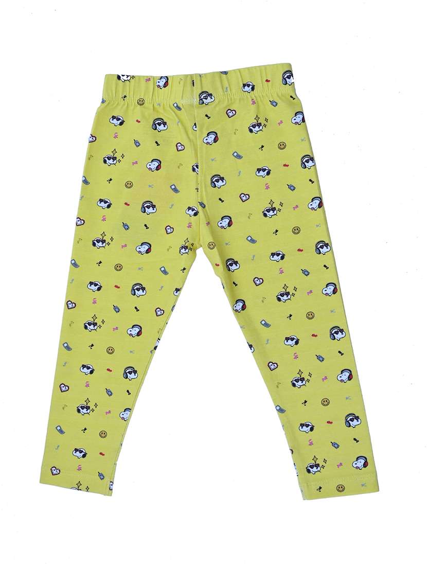 girls pack of 3 printed mid rise legging - 22317697 -  Standard Image - 1