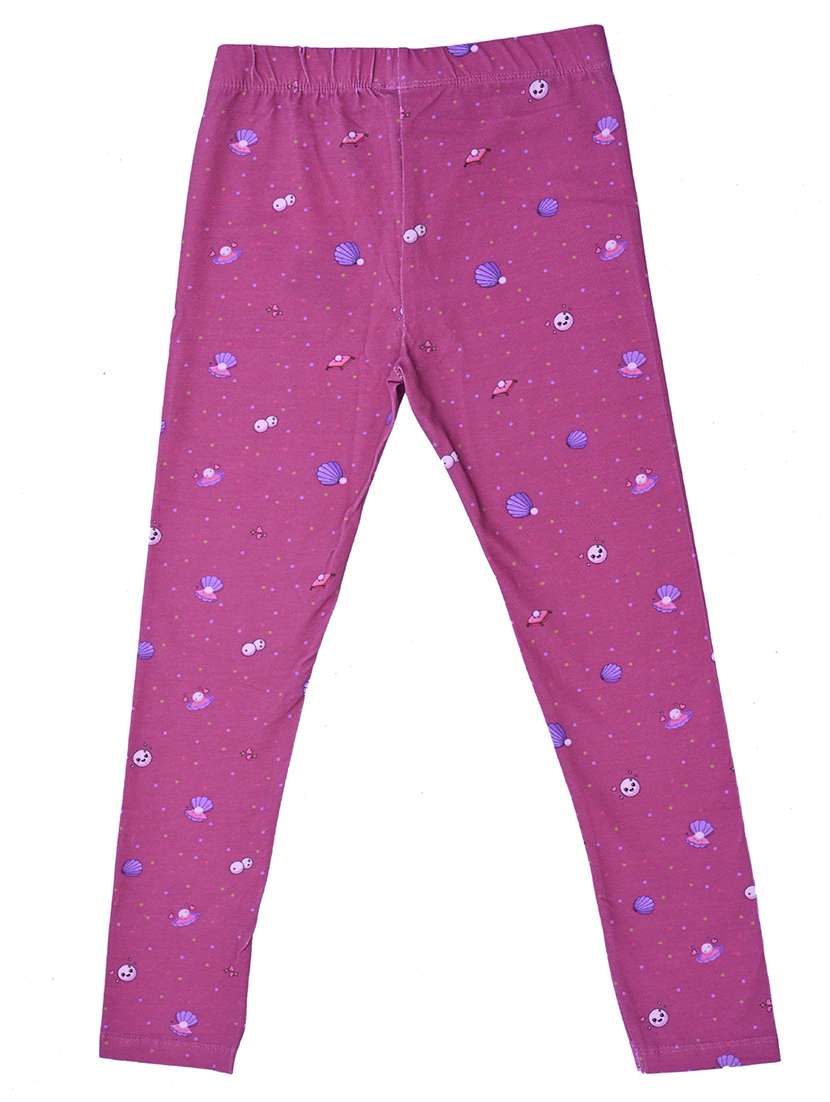 girls pack of 3 printed mid rise legging - 22317697 -  Standard Image - 4