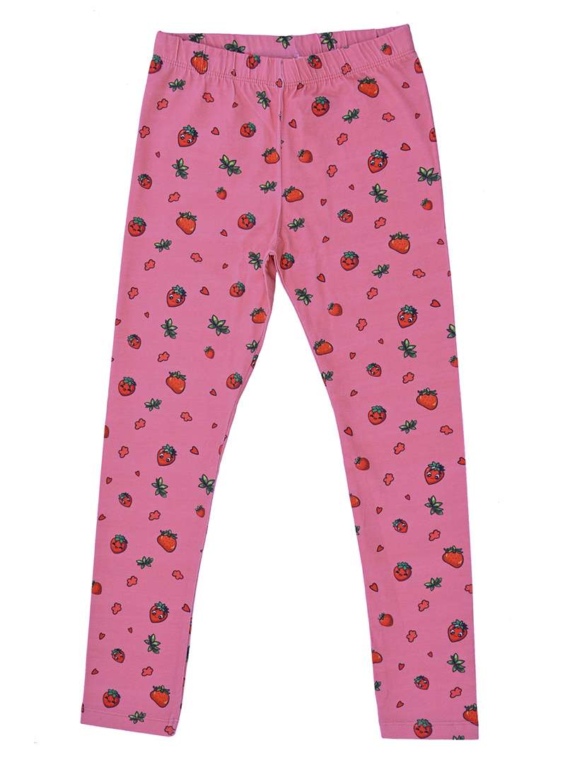 girls pack of 3 printed mid rise legging - 22317698 -  Standard Image - 1