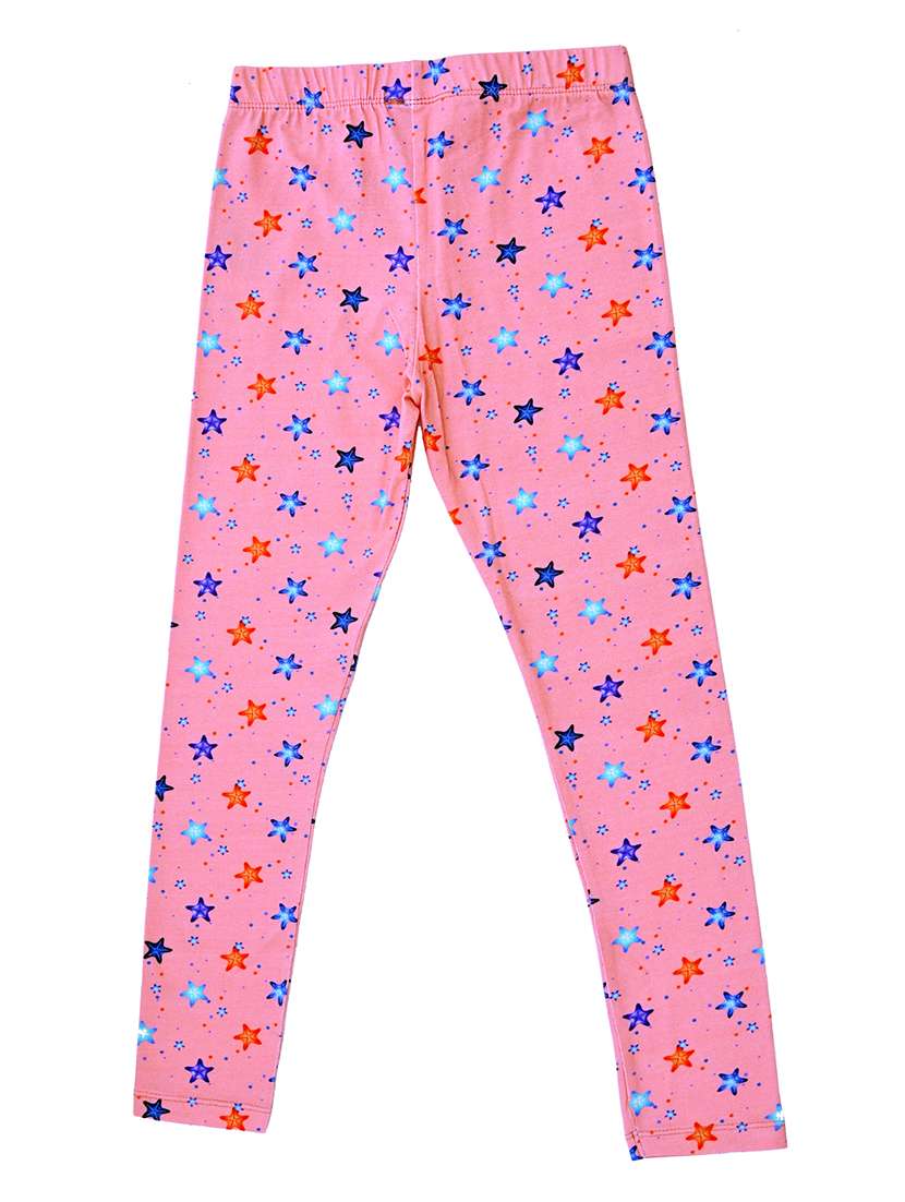 girls pack of 3 printed mid rise legging - 22317698 -  Standard Image - 4