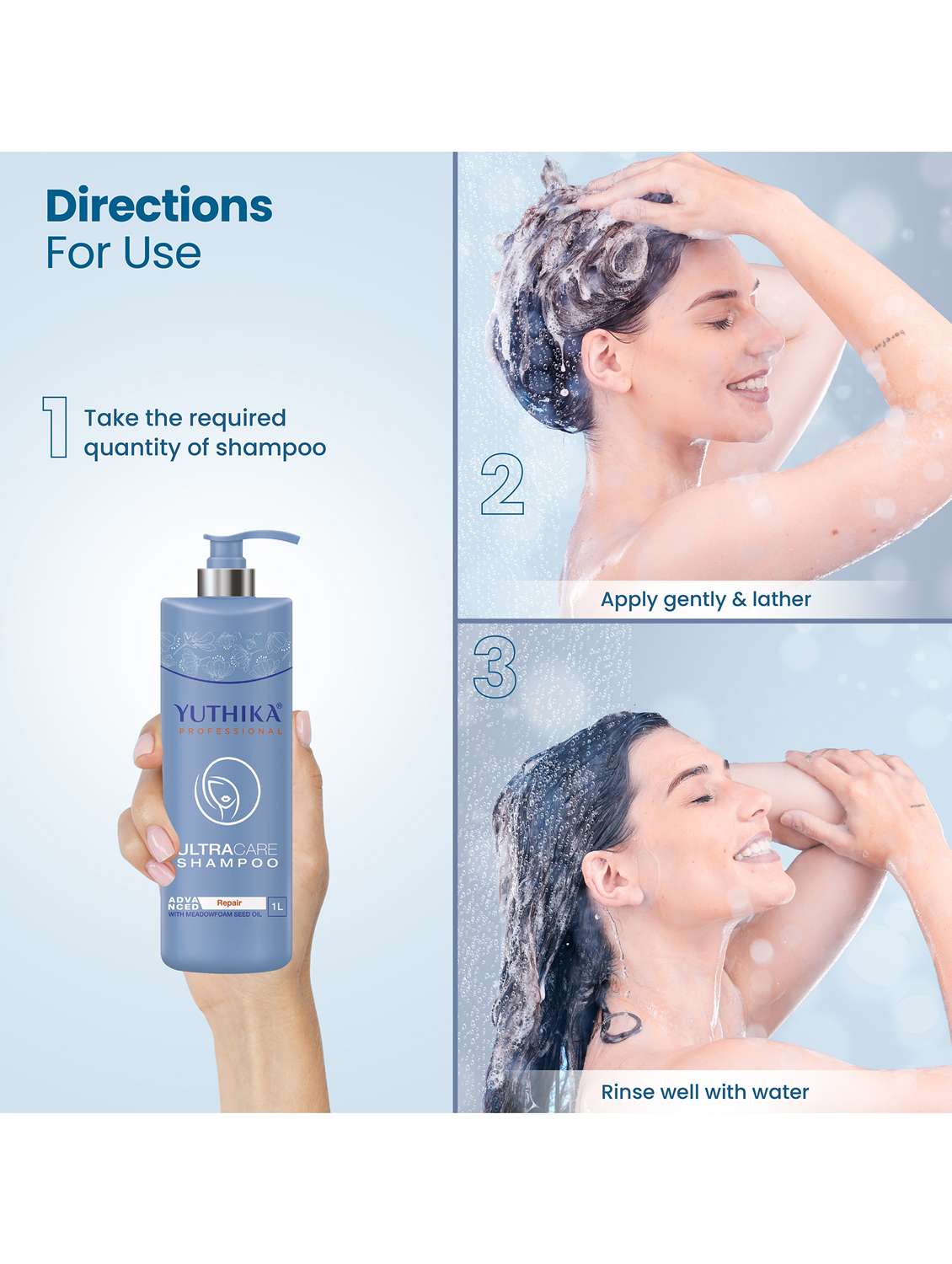 yuthika proffesional ultra shampoo 1000ml - 22317719 -  Standard Image - 4