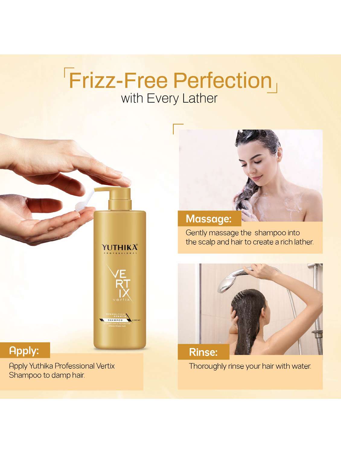 yuthika proffesional vertix shampoo 1000ml - 22317721 -  Standard Image - 4