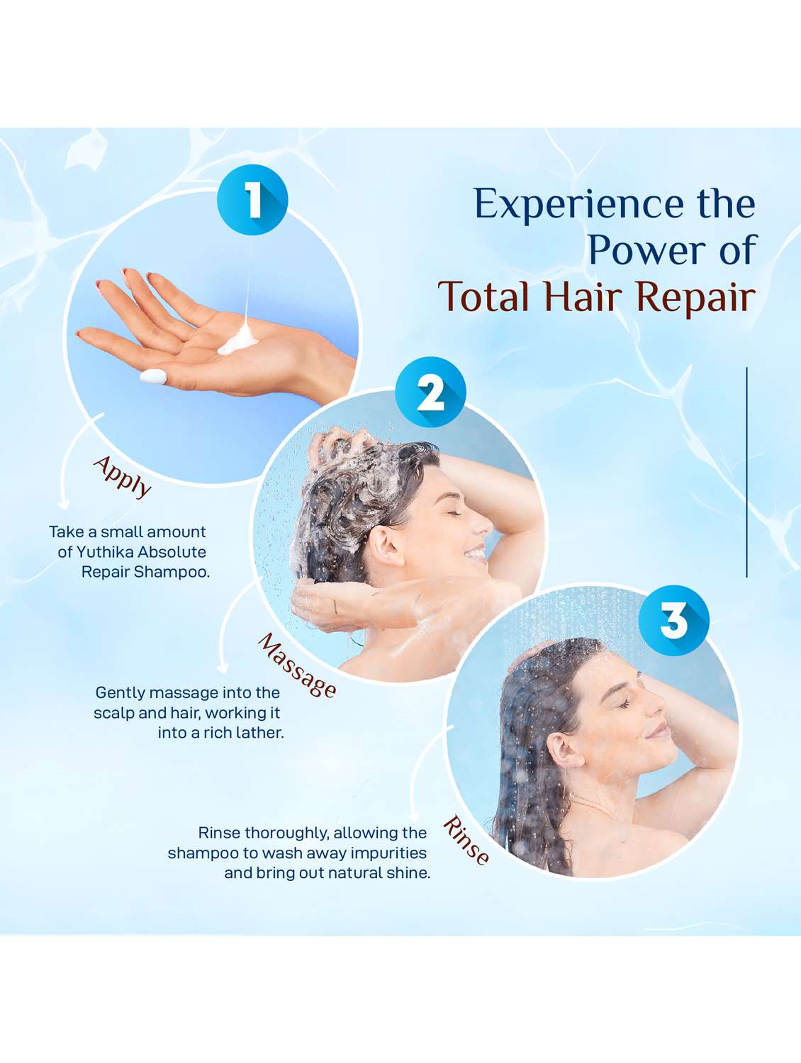 yuthika absolute repair shampoo 650ml - 22317723 -  Standard Image - 4