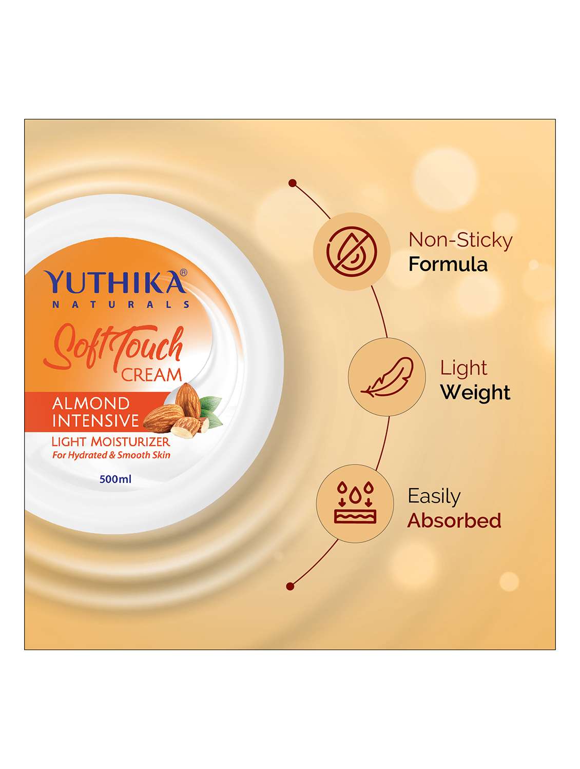 yuthika almond cream 25ml x 12 - 22317737 -  Standard Image - 4