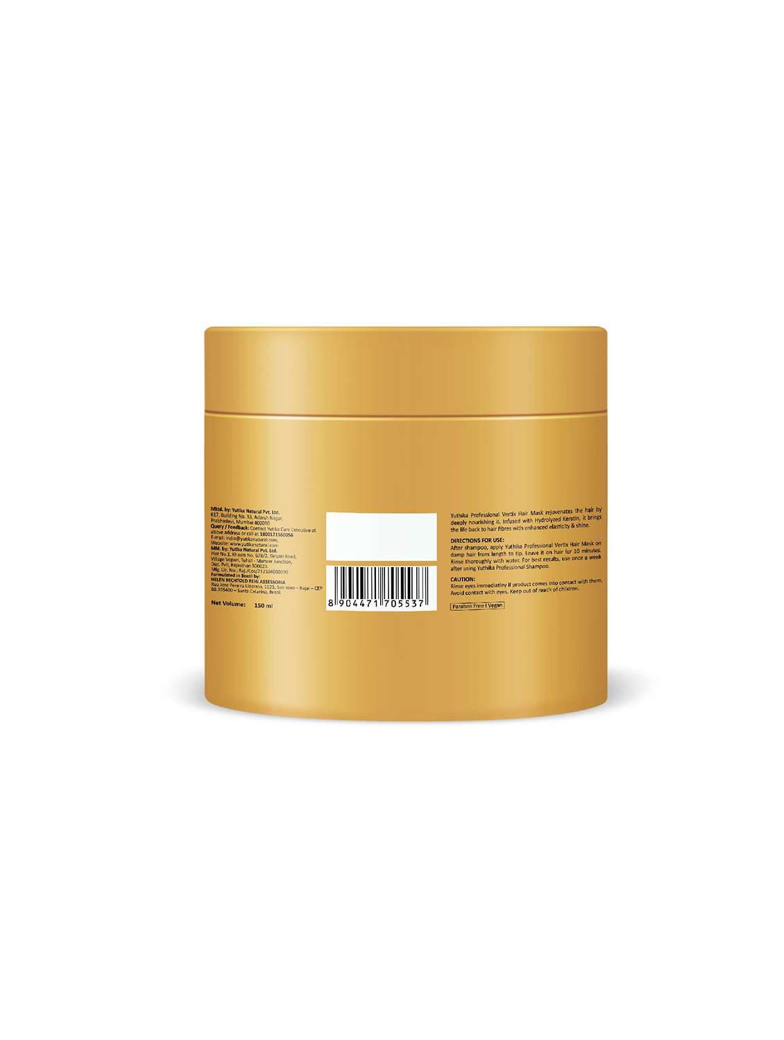 yuthika proffesional vertix hair mask 150ml - 22317739 -  Standard Image - 4