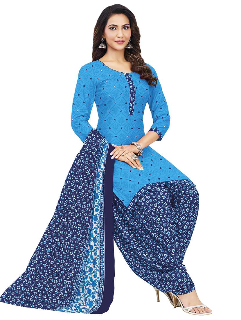 women printed unstitched suit set - 22317886 -  Standard Image - 1